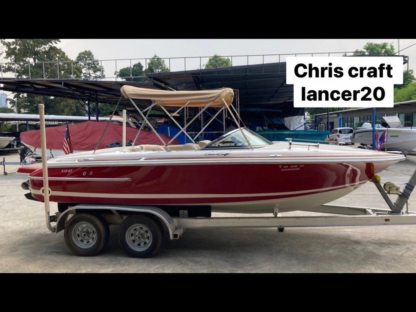 Chris craft Lancer 20 FT.  Volvo penta 5 L